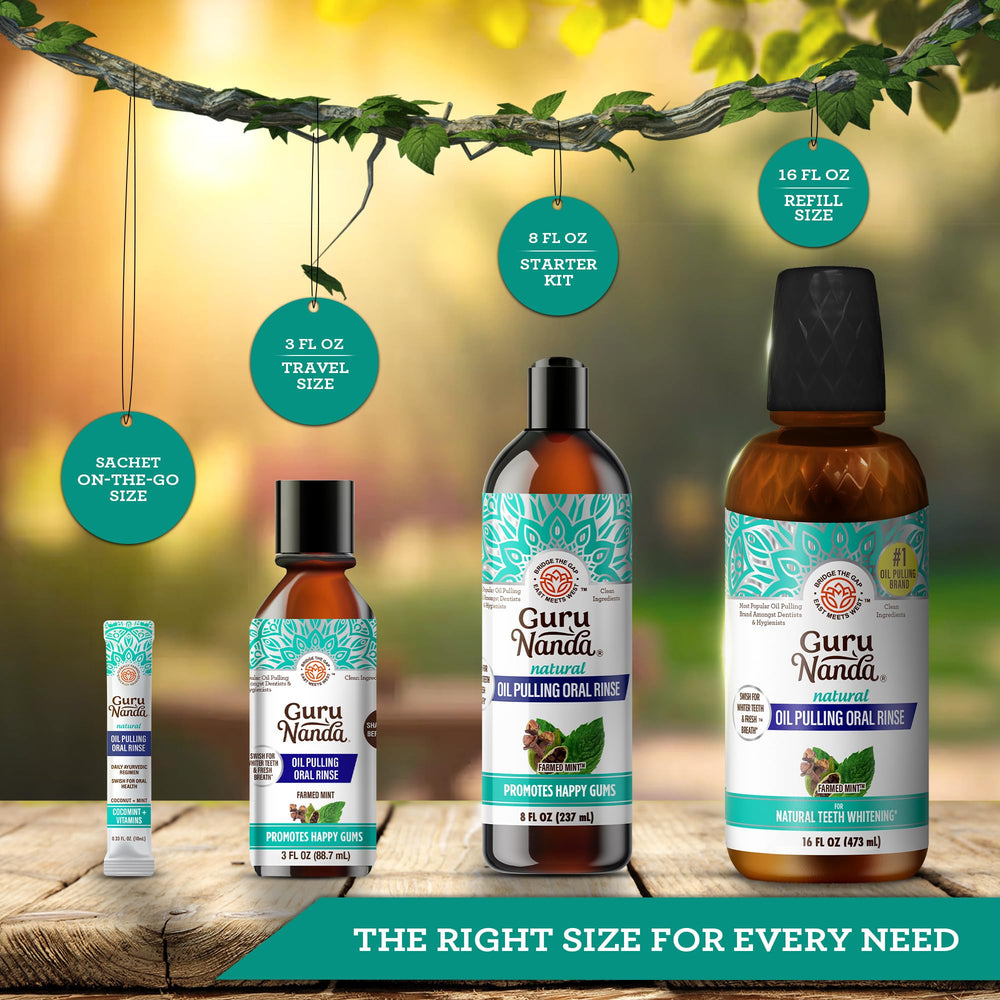 GuruNanda Tea Tree oil blend swirl evokes a fresh, minty aroma.