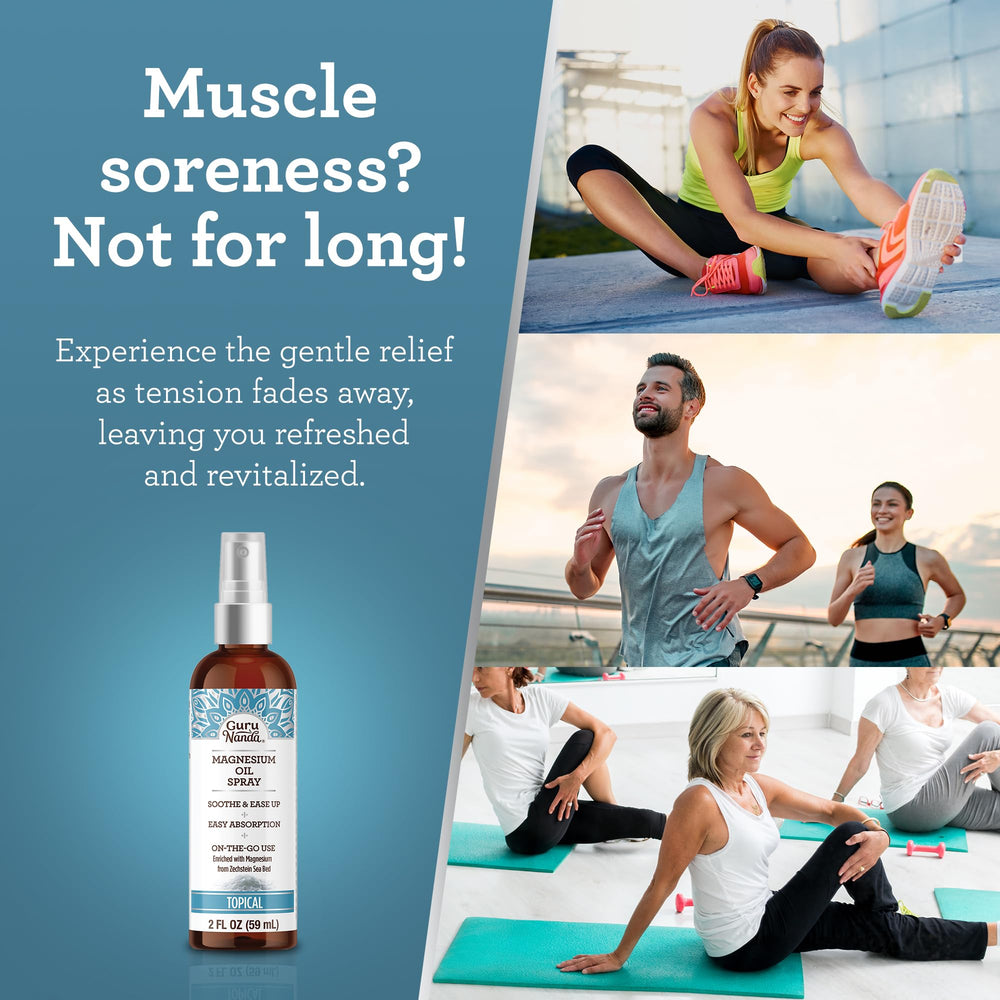 GuruNanda travel-size packaging ideal for workouts and travel.