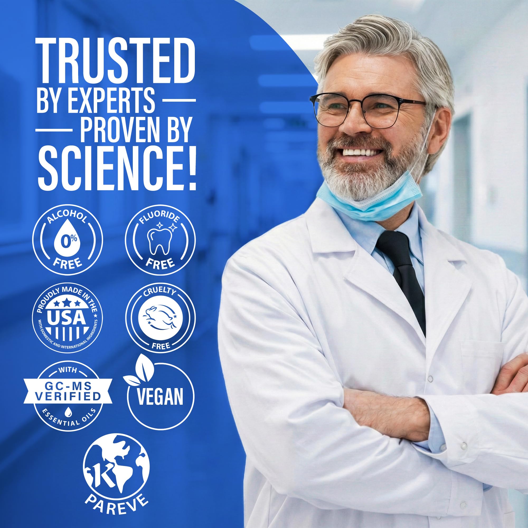 GuruNanda USA-made mouthwash emphasizes domestic and international ingredients.