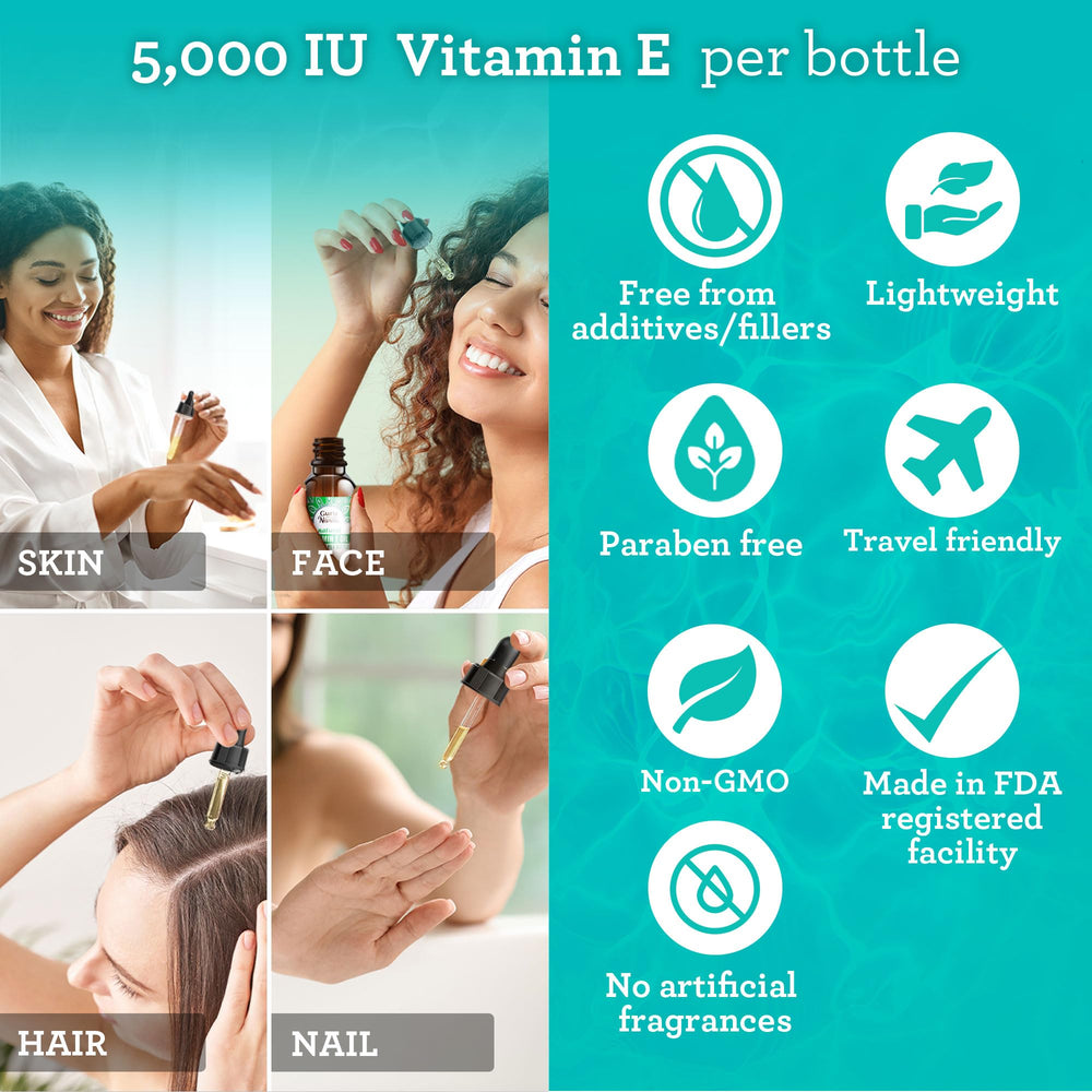 GuruNanda Vitamin E Oil on nails to condition cuticles