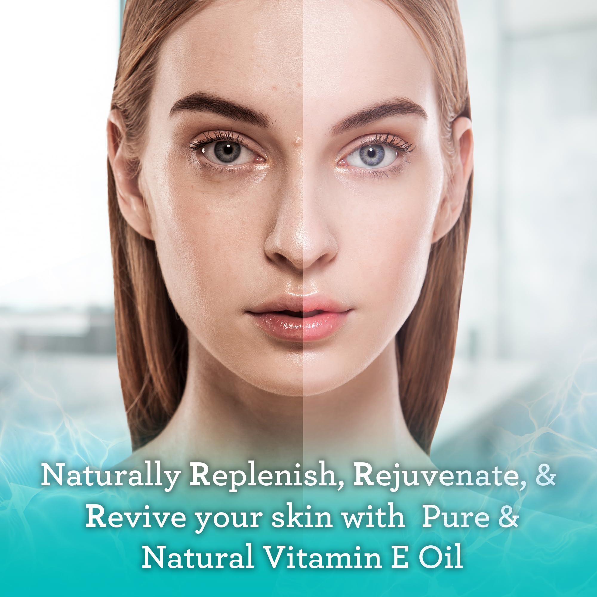 GuruNanda Vitamin E Oil on skin delivering lightweight moisture
