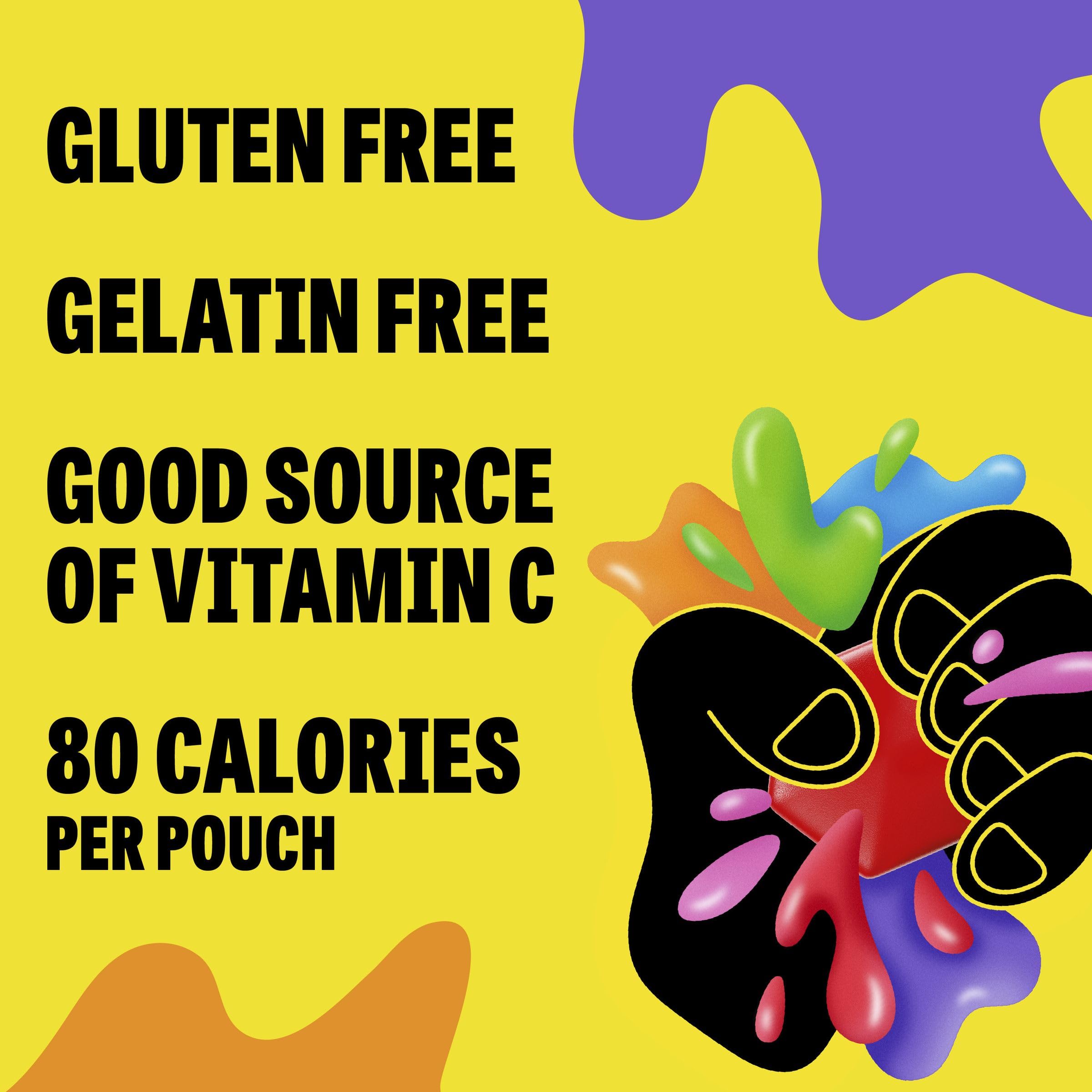 Gushers 20-pack family snack pouches ready for sharing at home or school.