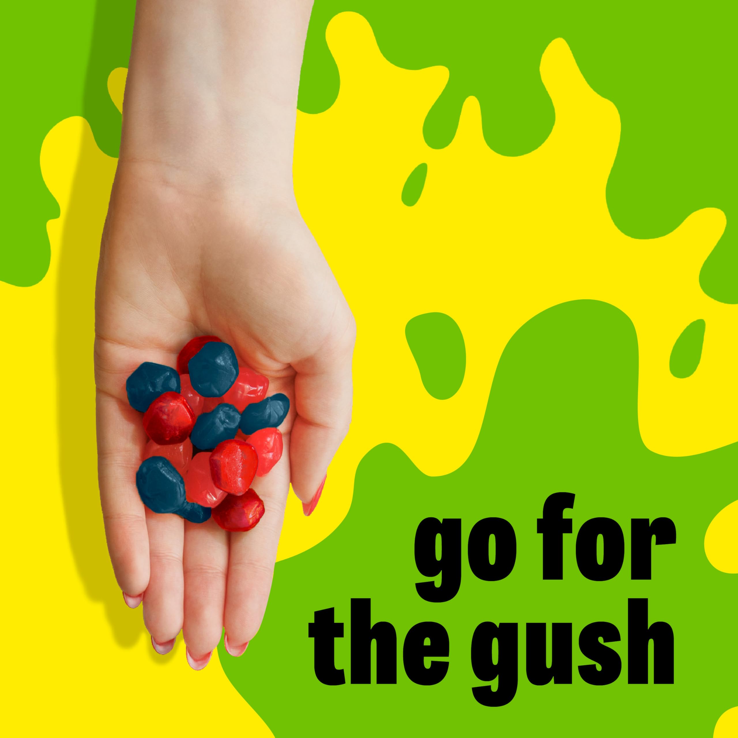 Gushers on-the-go snack pouch ready for lunchboxes