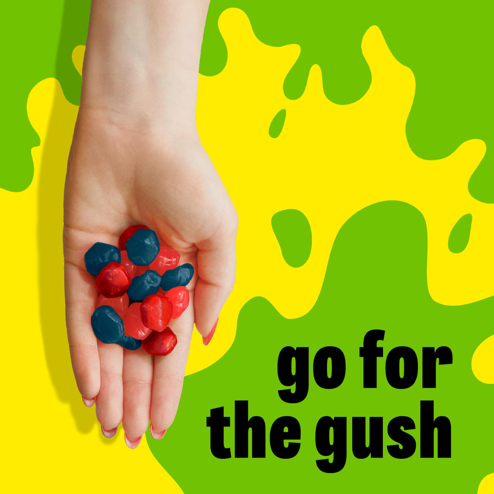 Gushers on-the-go snack pouch ready for lunchboxes