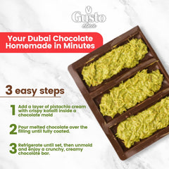 GUSTO ETNA 1kg bulk pistachio filling for bakers and dessert creators.