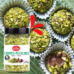 GUSTO ETNA chopped pistachio crumbs for baking and dessert toppings.