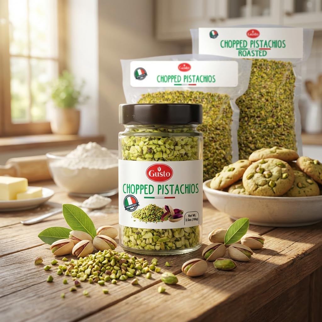 GUSTO ETNA serving bowl of pistachios invites snacking.