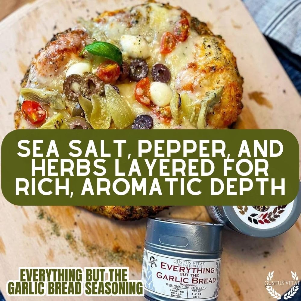 Gustus Vitae seasoning on baked potatoes delivering rich flavor