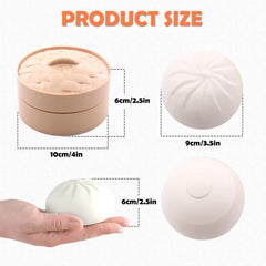 GuTiQuanjj squishy bun toy offers tactile relief.
