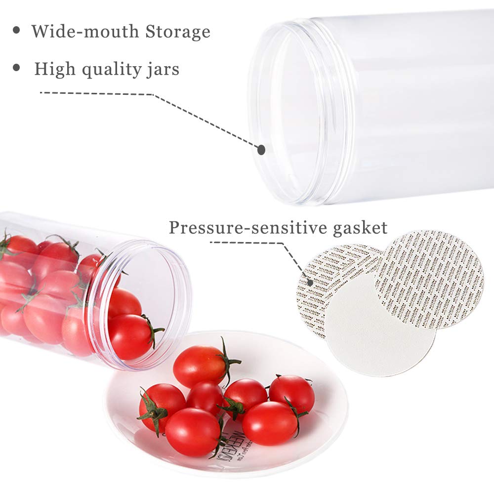 Guuozzli BPA-free durable plastic jar for repeated use.