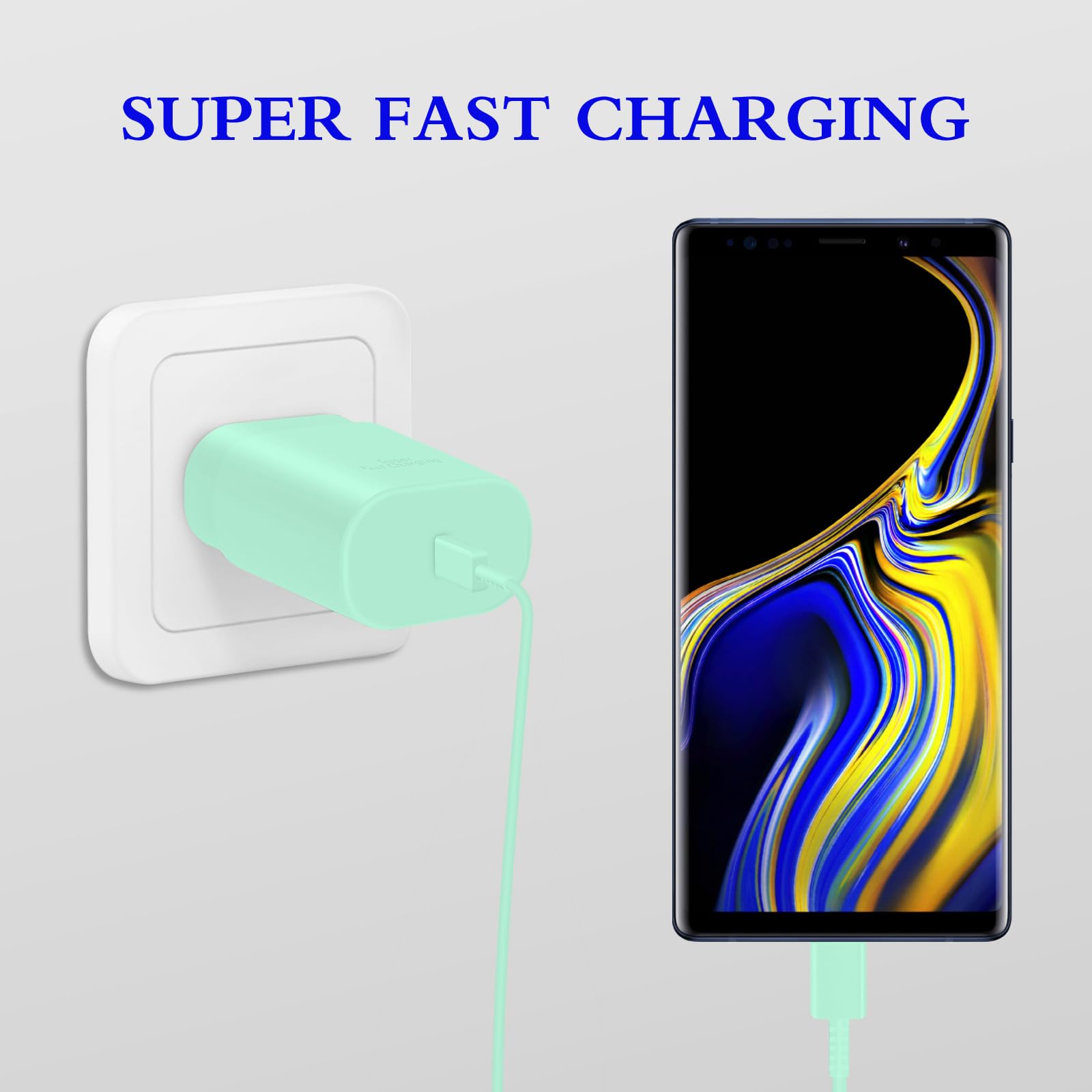 Close look at copper-wire construction in GUUSMART charger