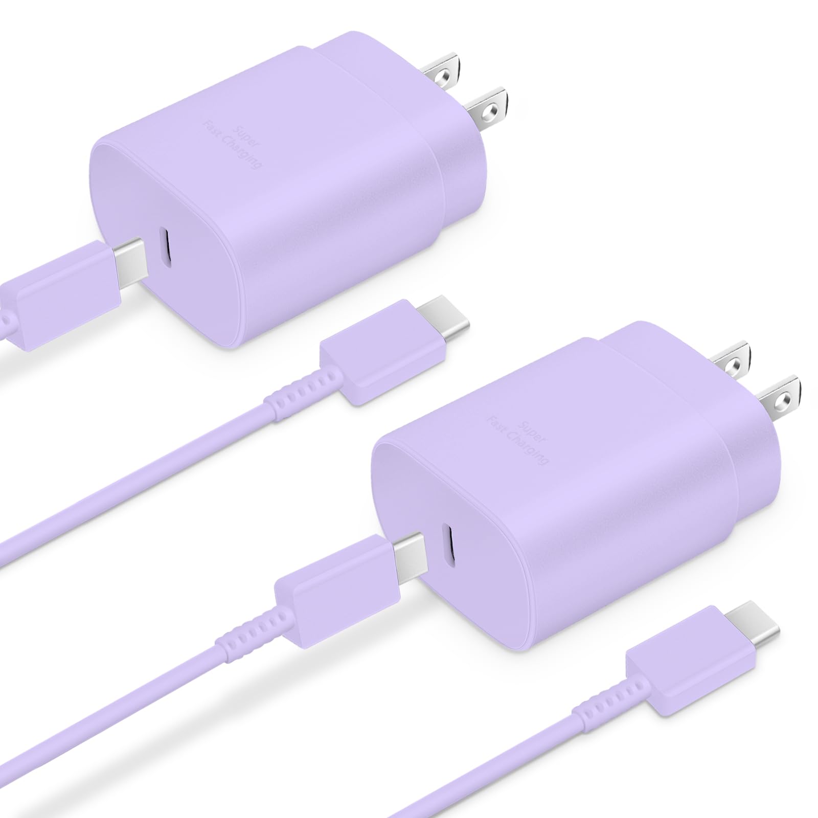GUUSMART purple charger back view highlights sleek finish.