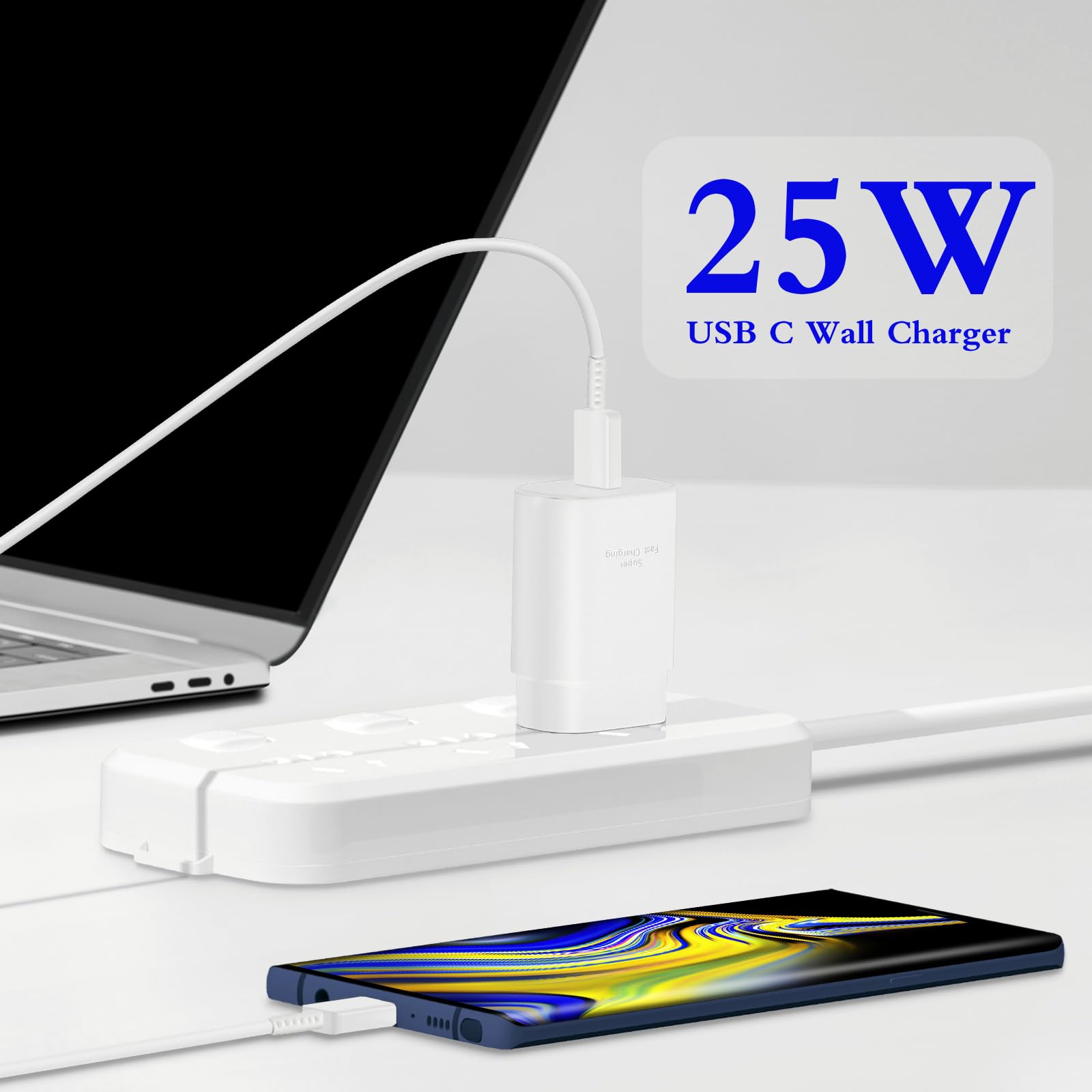 GUUSMART travel-ready charging setup for on-the-go power.