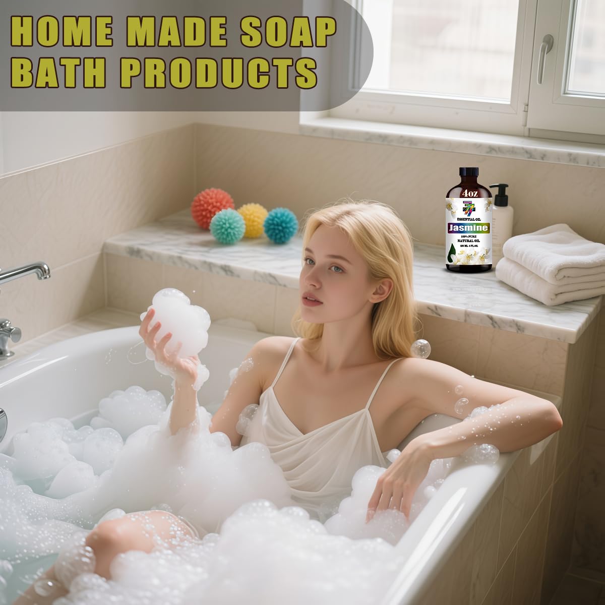 GV77ZF Jasmine fragrance oil for household cleaners and fresh scent boost.