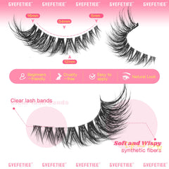 GVEFETIEE D-curl lash design highlights outer corners for lifted eyes.