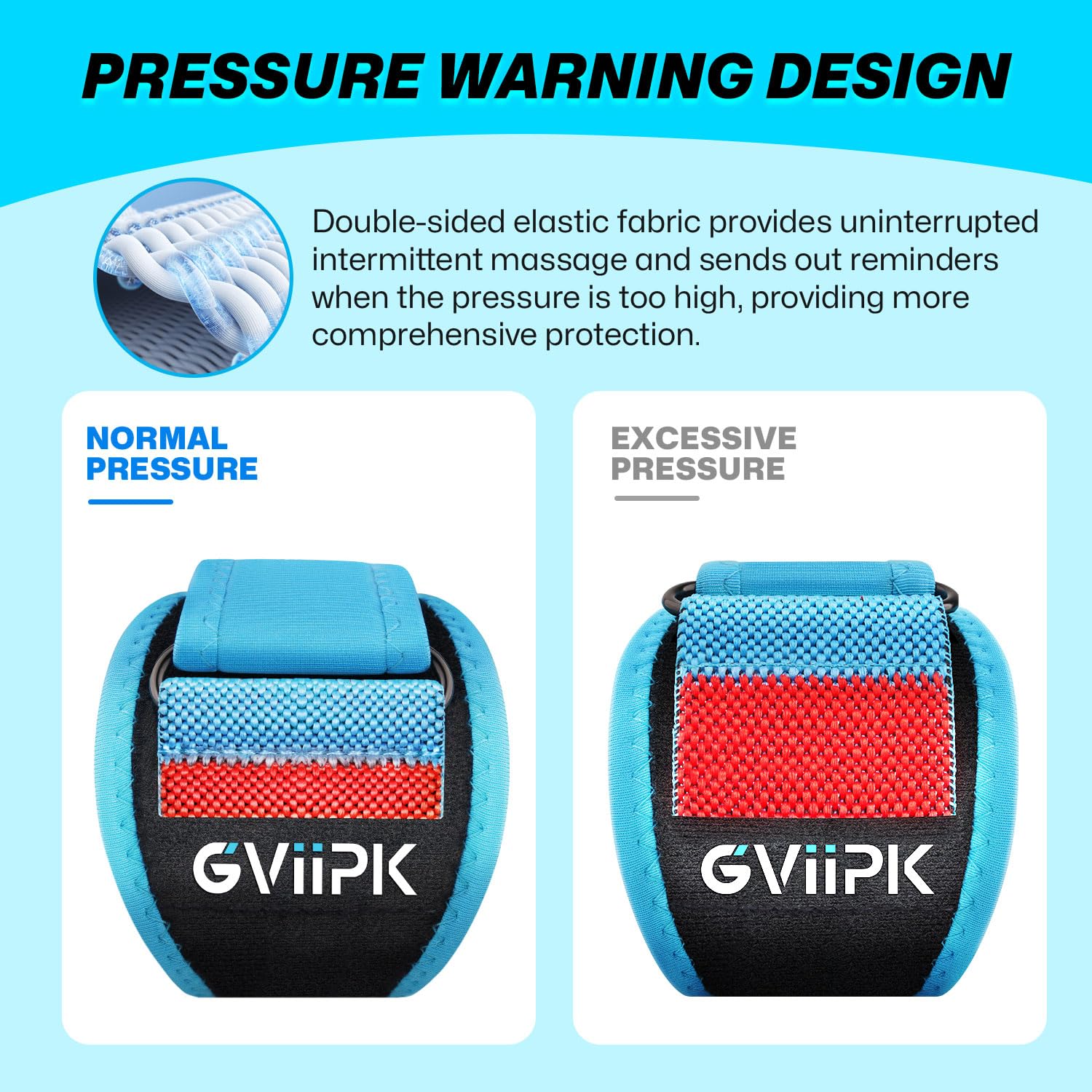 Gviipk elbow brace breathable fabric keeps skin cool during activity.