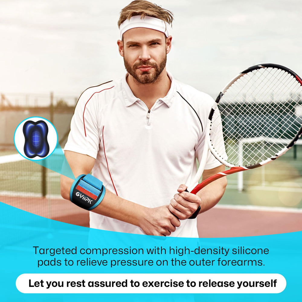 Gviipk elbow brace pressure alarm design helps monitor fit during use.