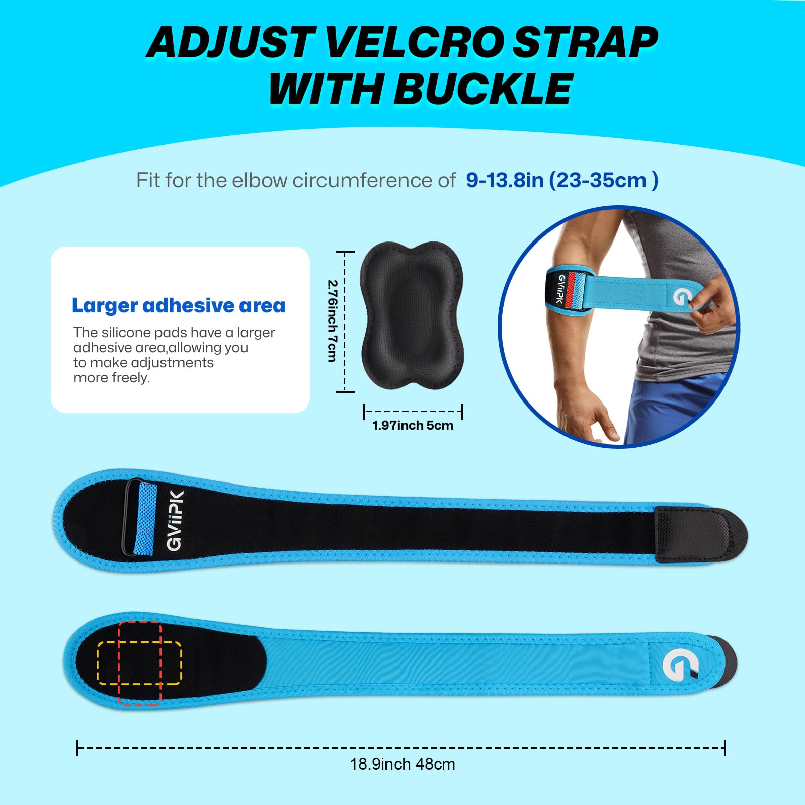 Gviipk elbow brace care and cleaning keeps it hygienic and ready.