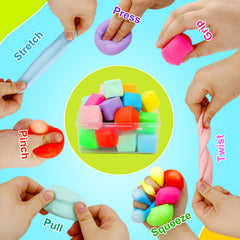 GWAHSA stress cubes 24-pieces for tactile relief during work or study.