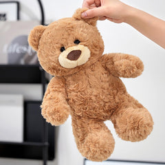 Gwxqybfe teddy bear close-up, soft brown fur and inviting plush texture.