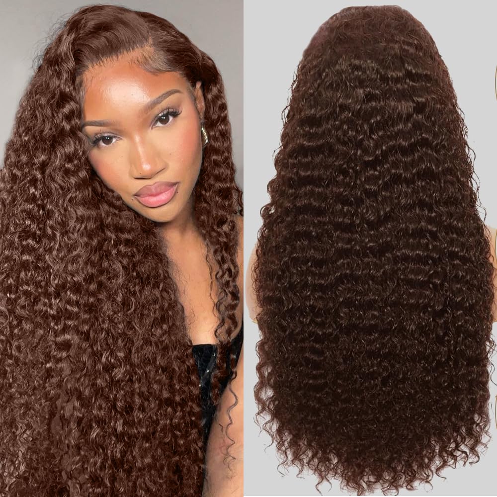 GXTKI chocolate brown wig cap detail close-up showing breathable cap