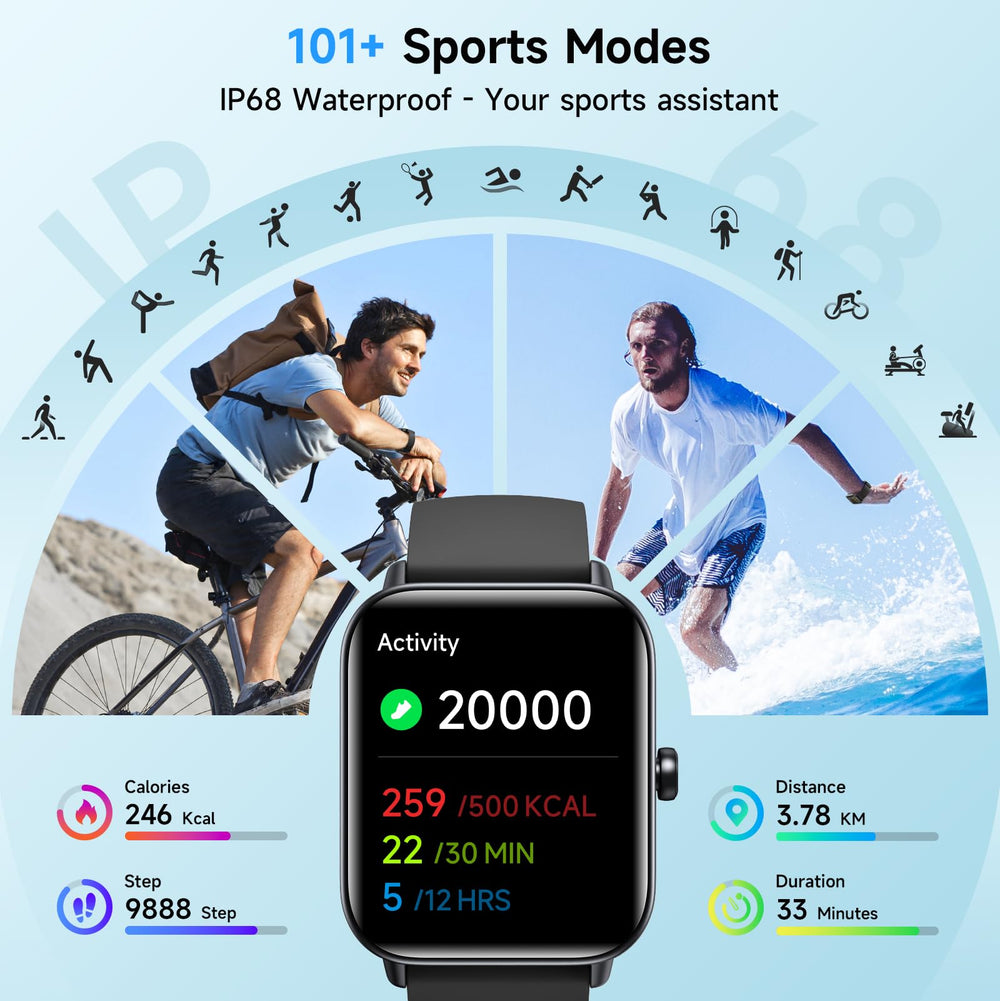 Gydom 1.8-inch display with vibrant, responsive touch
