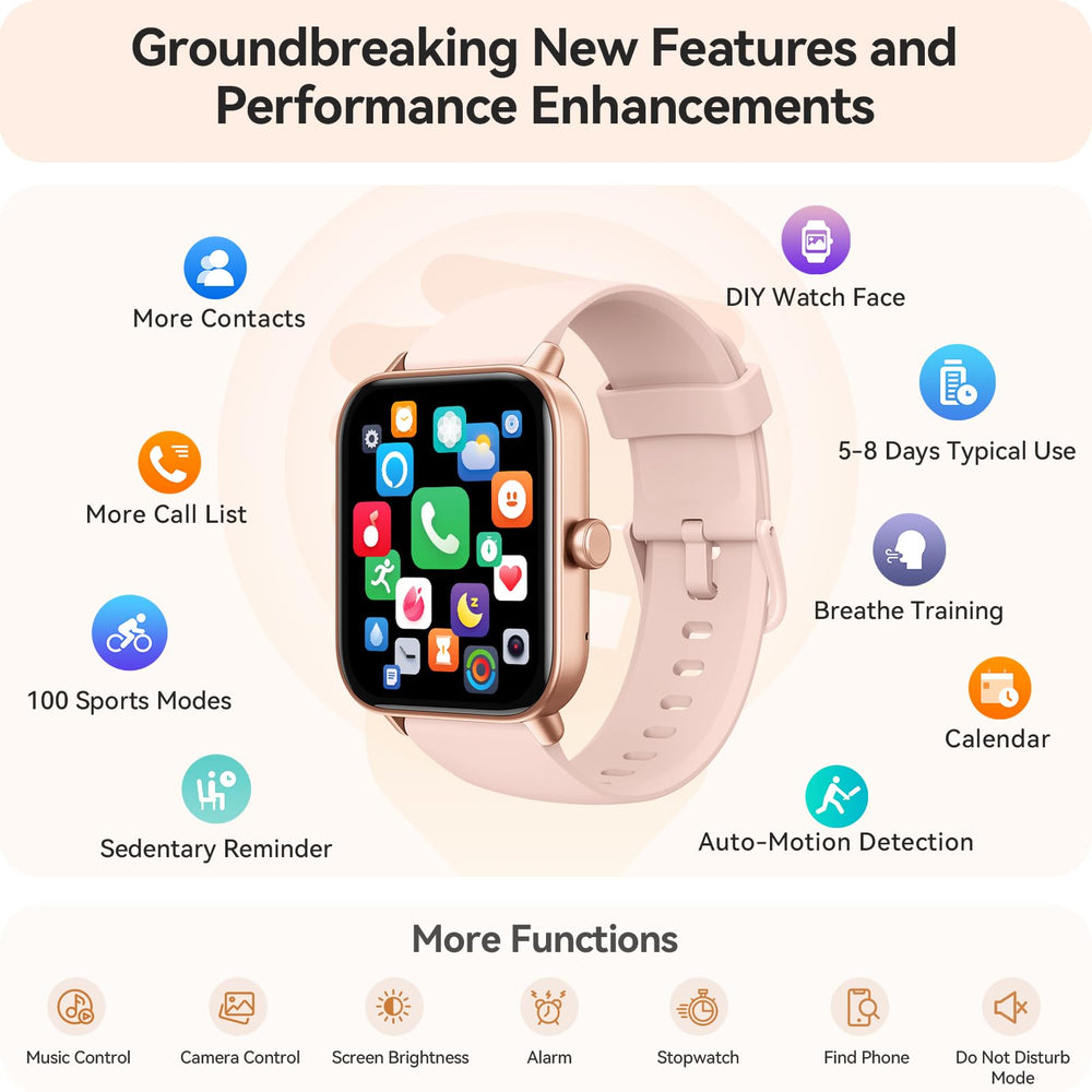 Over 100 dial designs including photo customization for Gydom watch