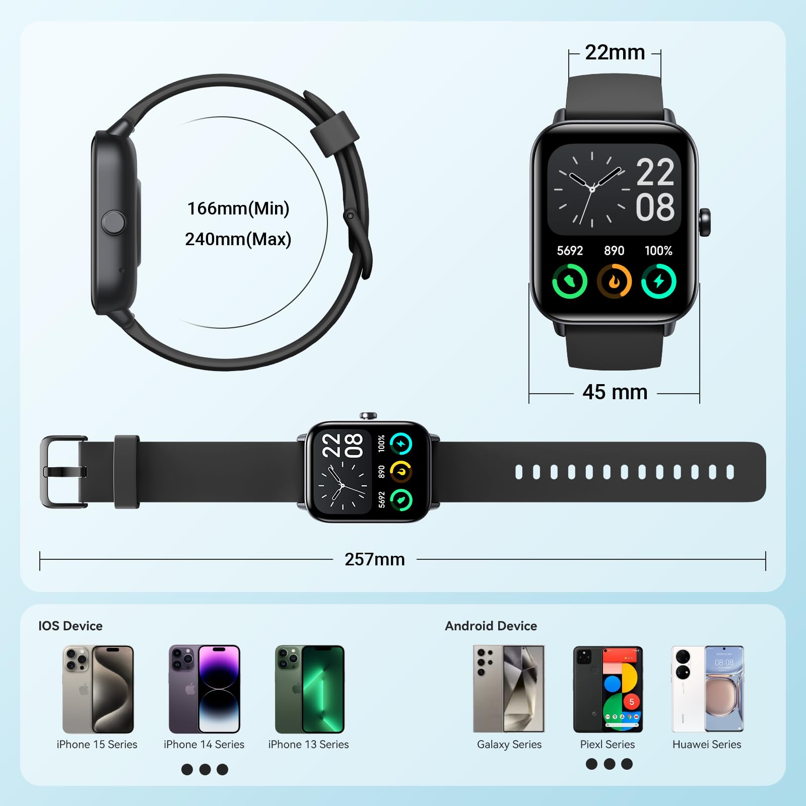Gydom customizable watch faces for personal style