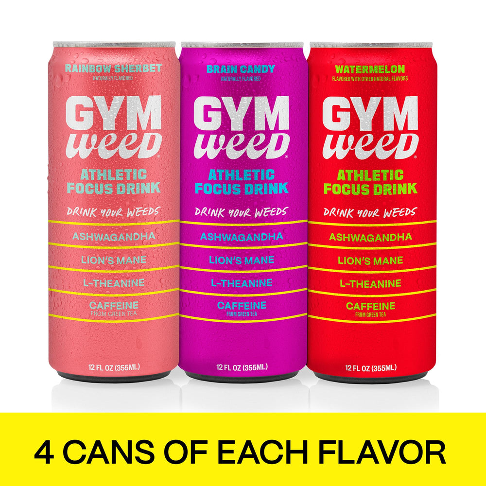 GYM WEED label details reveal ingredients and caffeine source