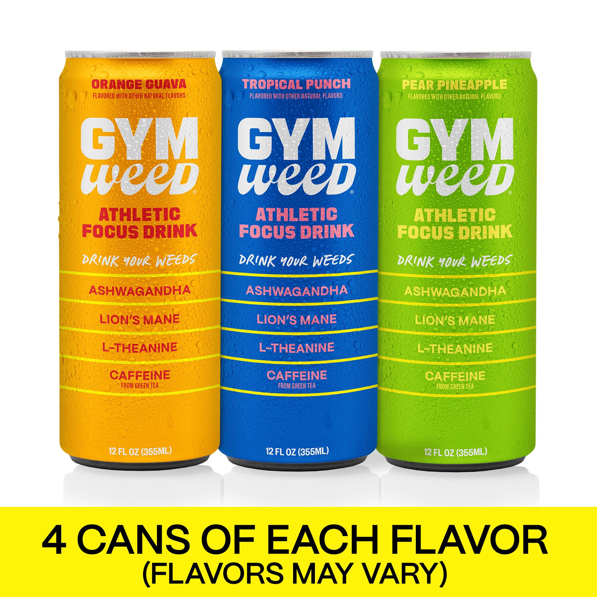 Gym Weed can in athletic setting ready for pre-workout use.