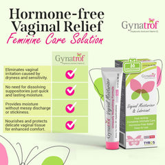Illustration of hyaluronic acid ingredient in Gynatrof for deep hydration.