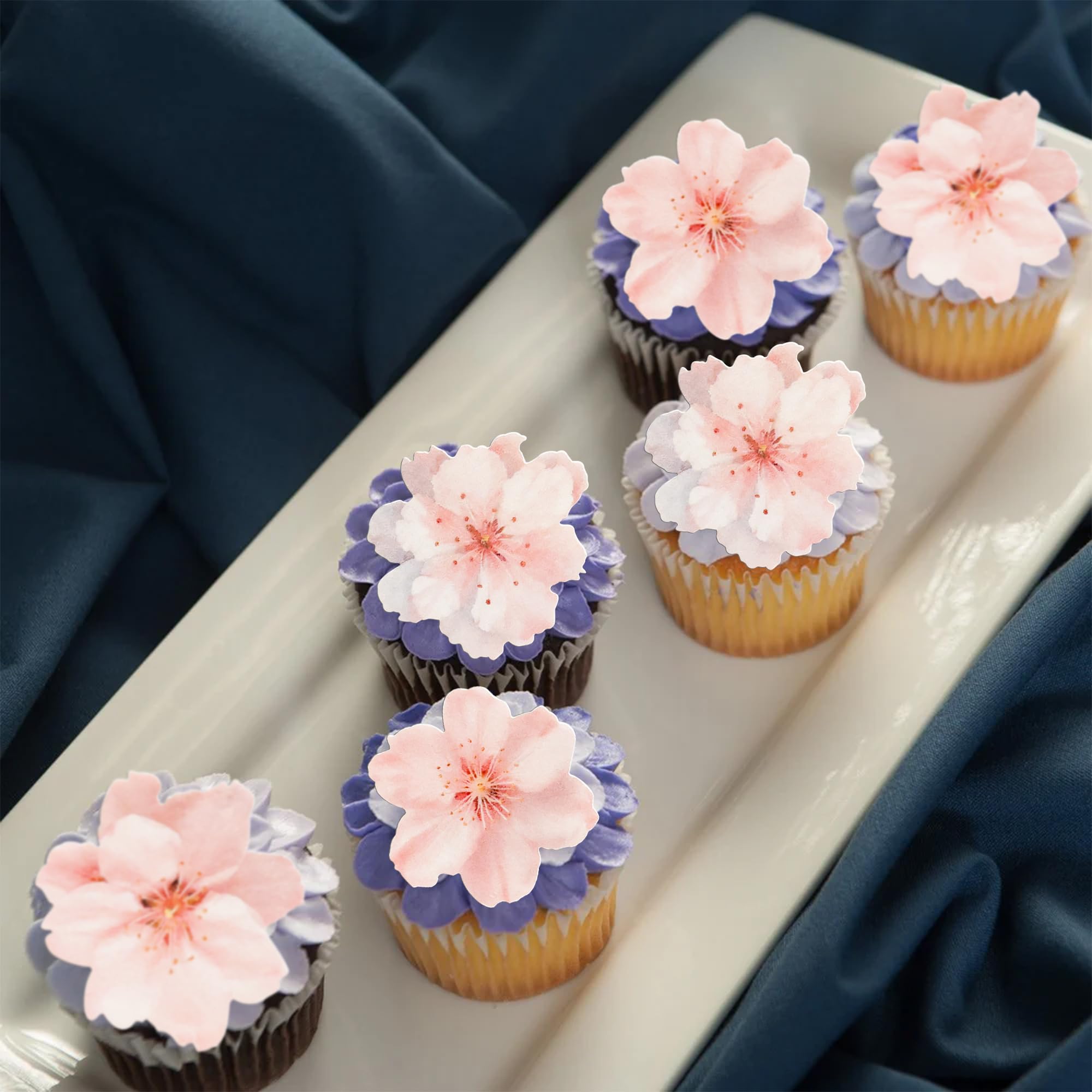 Gyufise cherry blossom toppers suitable for fruit platters and ice cream