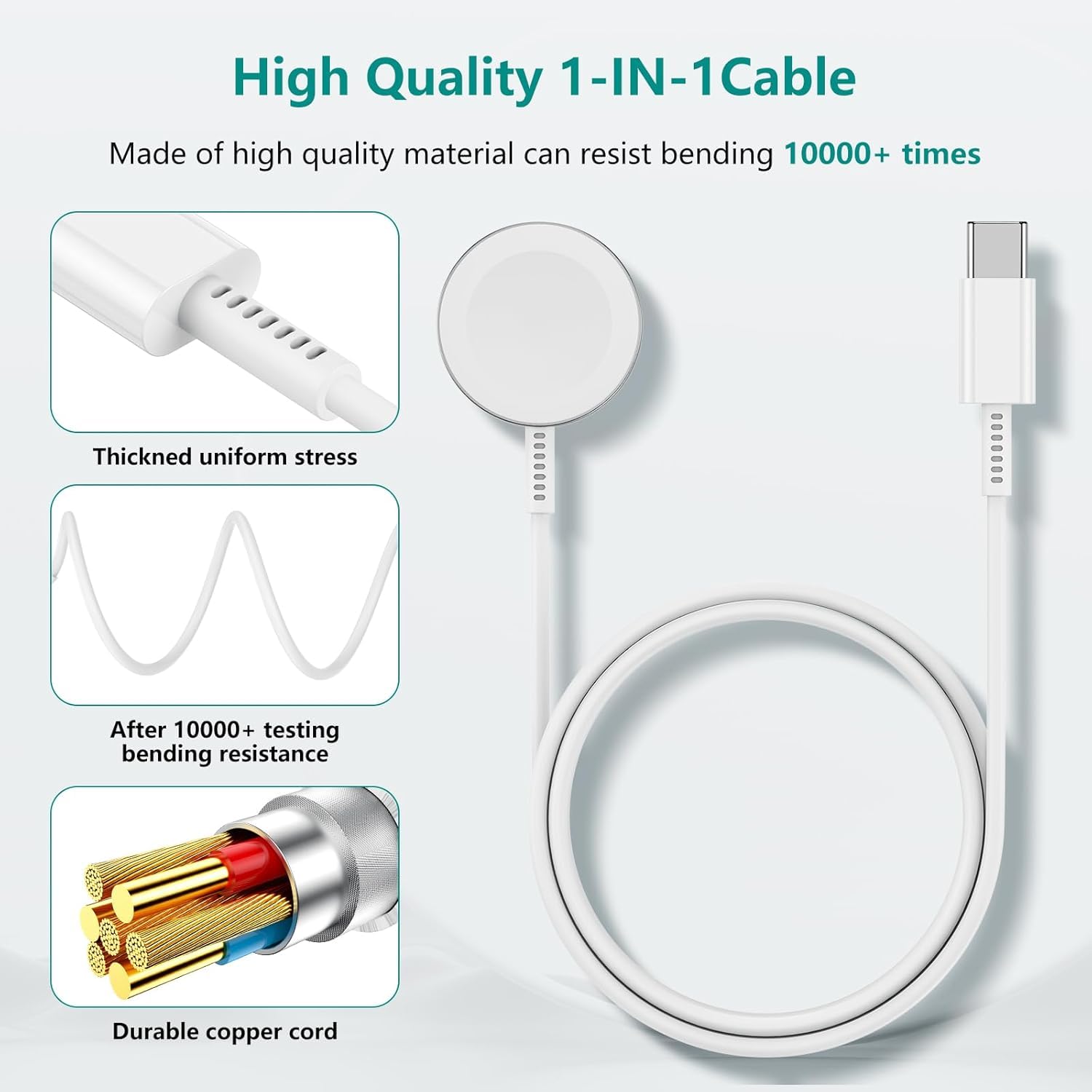 Gyusity travel-friendly charger pack for on-the-go Apple Watch charging.