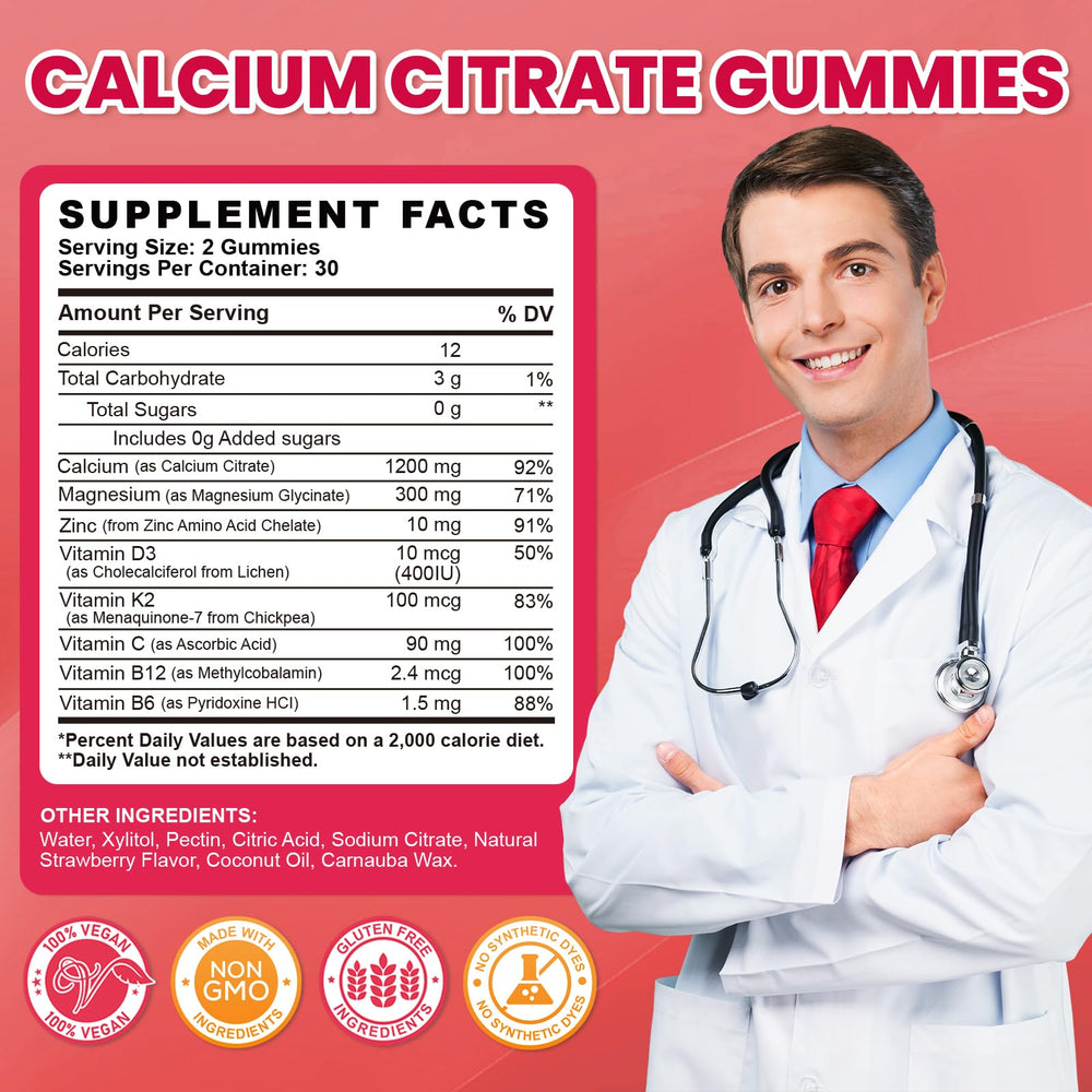 120-count bottle of GZ HaoYuan calcium citrate gummies