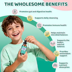 GZ HaoYuan kid-friendly drops mixed with water for gentle daily support.