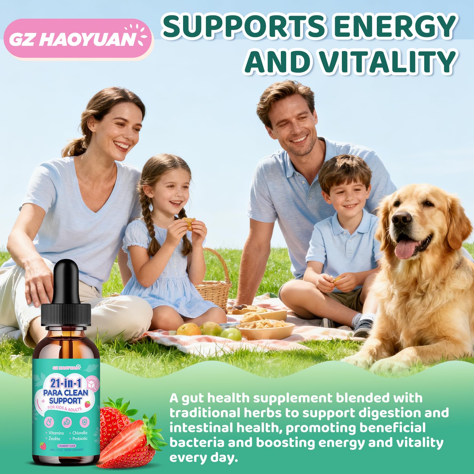 GZ HaoYuan zeolite chlorella blend aiding nutrient uptake.