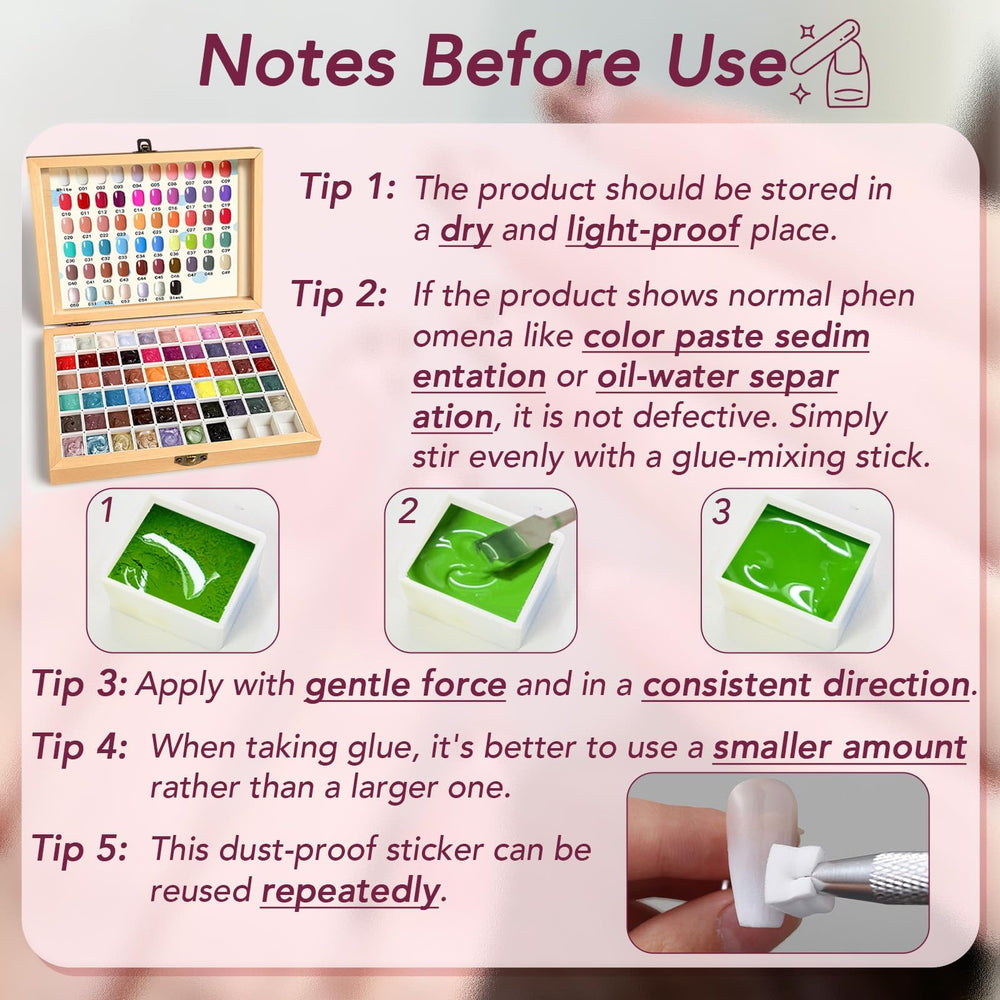 GZIXBDA wooden box keeps polishes fresh with protective seals.