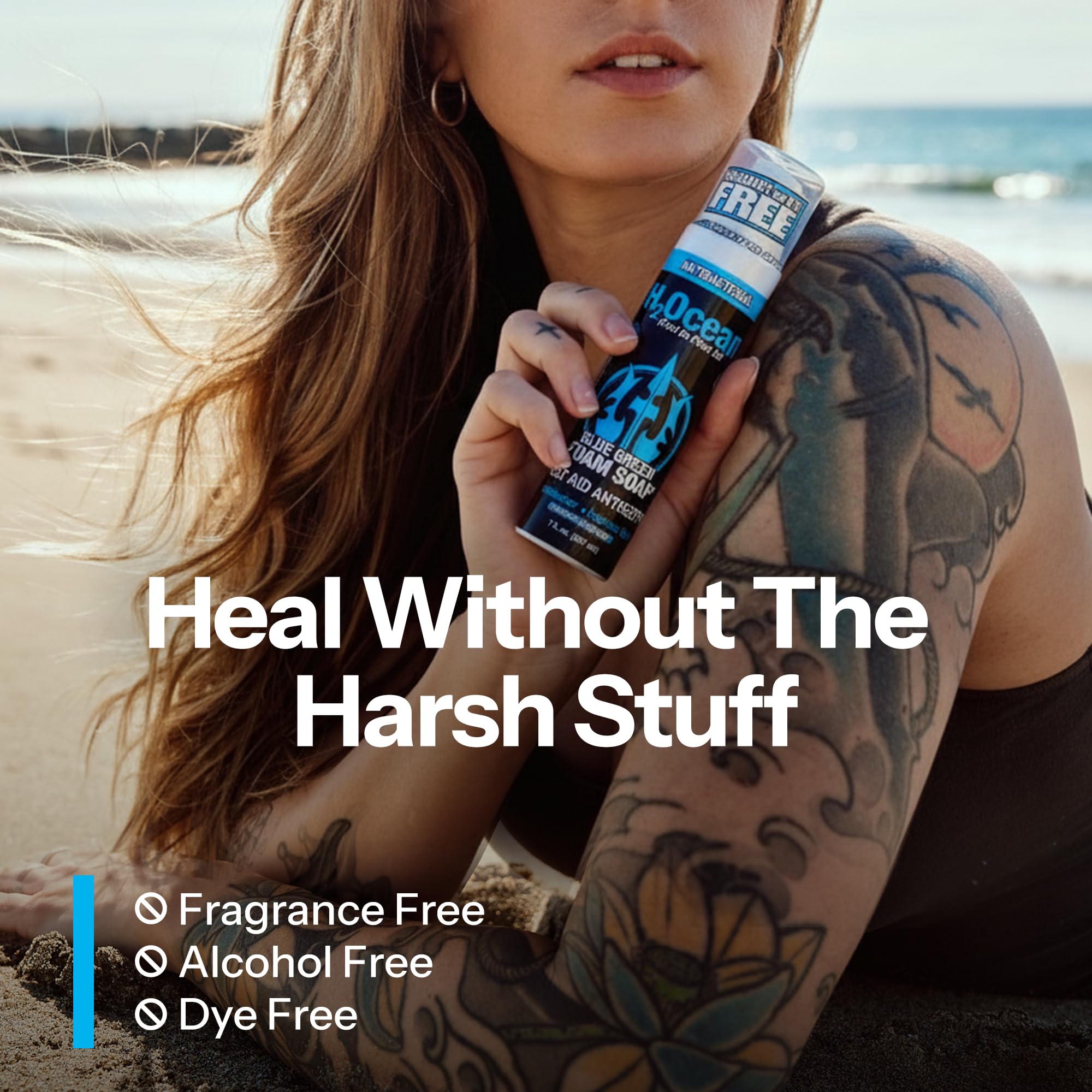 H2Ocean Foam Soap green soap replacement concept suggests safer healing routine