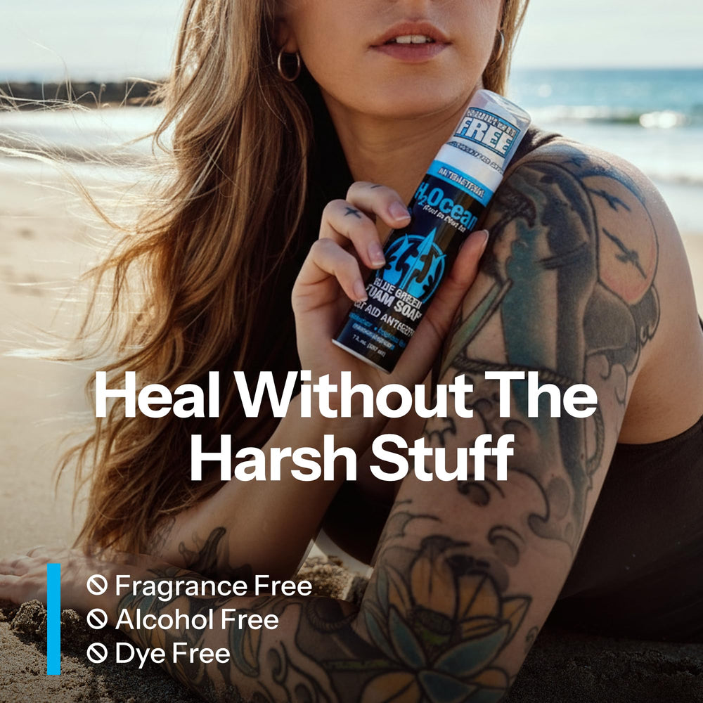 H2Ocean Foam Soap green soap replacement concept suggests safer healing routine