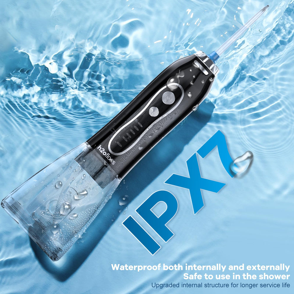 H2ofloss 360-degree rotatable nozzles reach hard-to-clean areas.