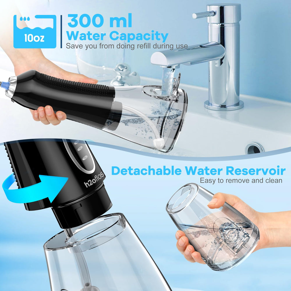 H2ofloss IPX7 waterproof design keeps safe in the bathroom.
