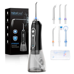 H2ofloss water dental flosser pulsations deliver deep cleaning at home.