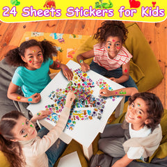Habett 3D stickers cars for dynamic crafts and decor.