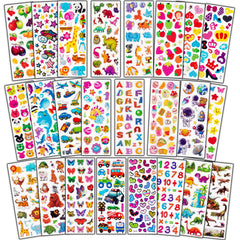 Habett 3D stickers letters and numbers for learning projects and rewards.