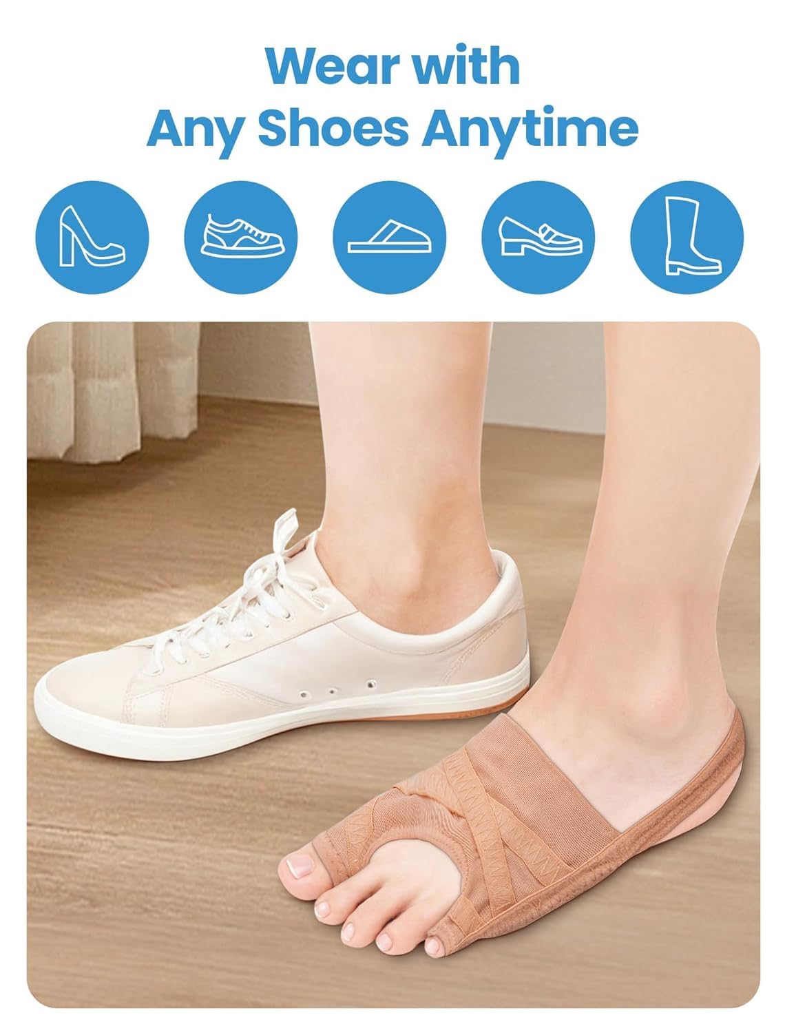 Habioer toe support for daily activities and comfort.
