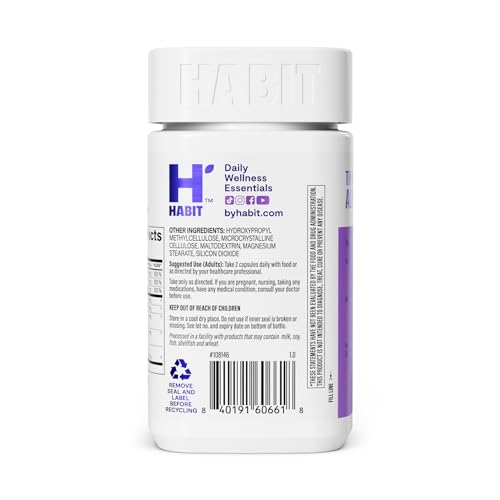 Habit Libido Ashwagandha-Maca blend highlights adaptogenic herbs for balance.