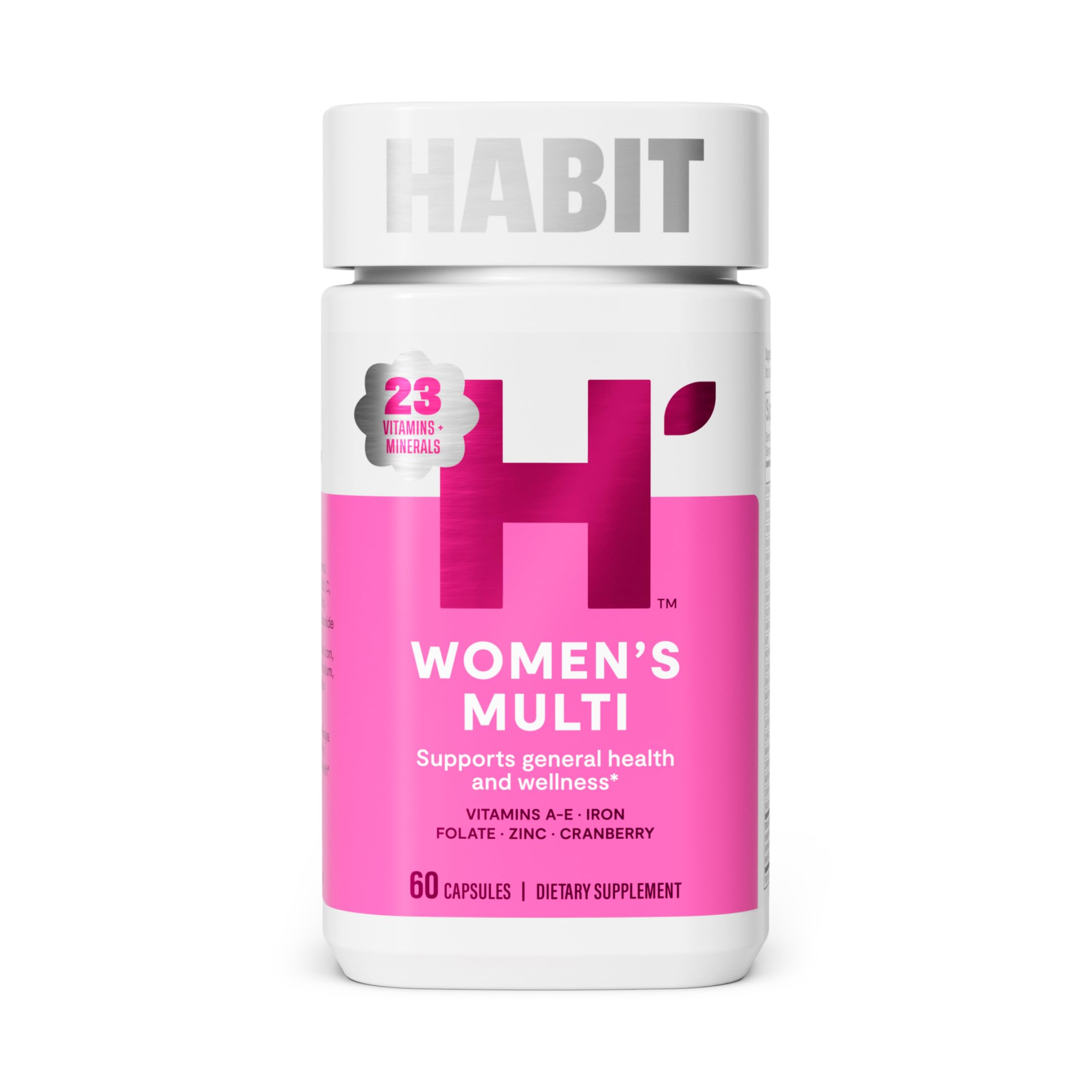 H' Habit Women's Multi bottle-front for daily wellness support.