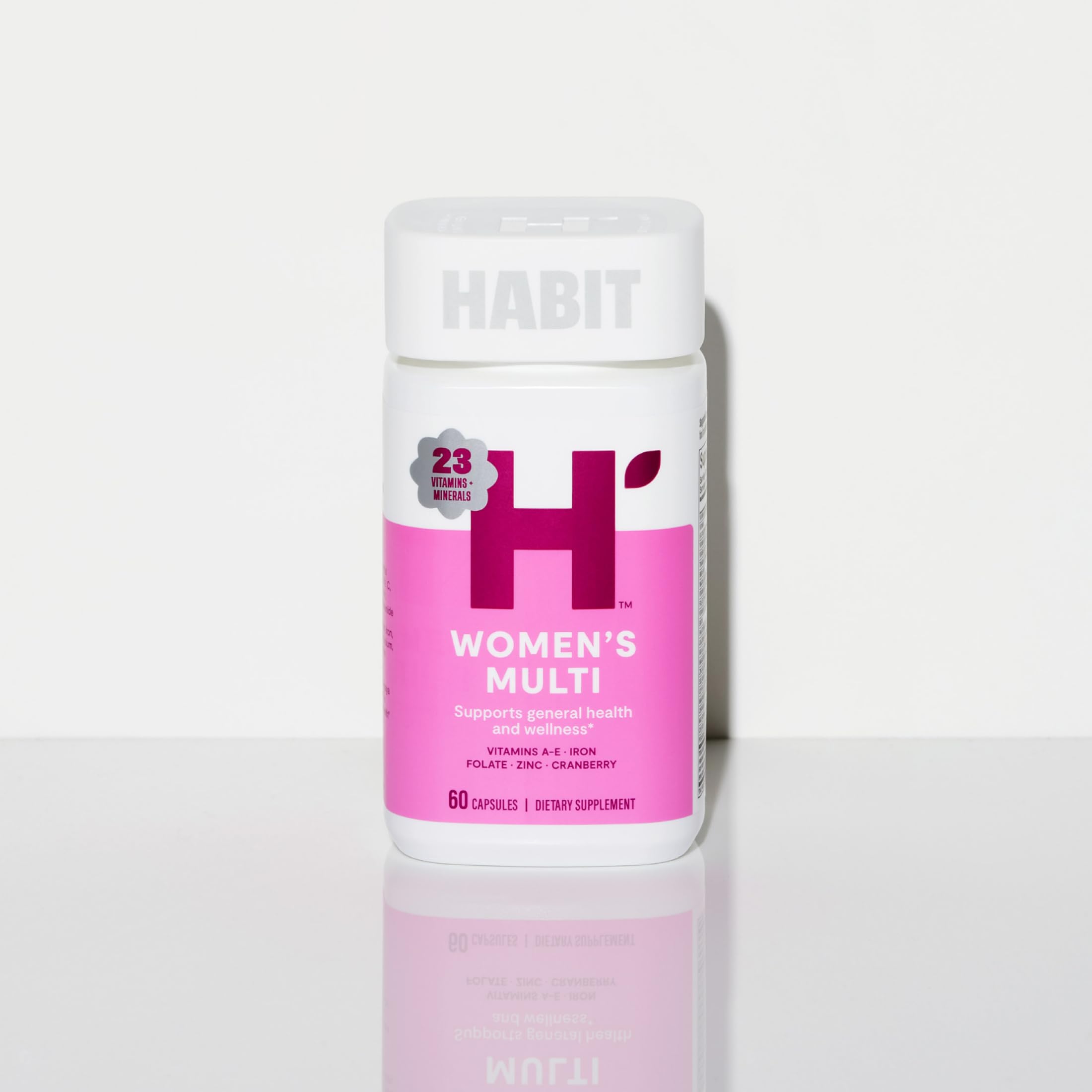 H' Habit Women's Multi packaging in-view suggests a simple daily routine.