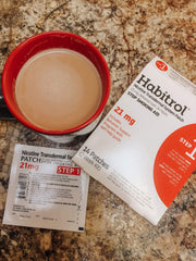 Habitrol behavior support guide image conveying self-help resources for quitting.
