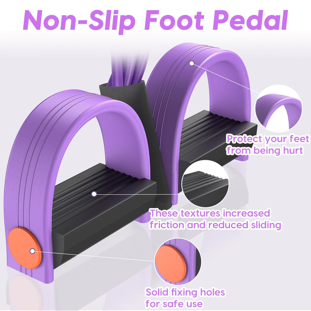 Hacole high density pedals with non slip pads keep you stable.